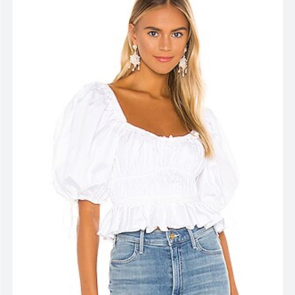 For Love and Lemons Jackson Crop Top